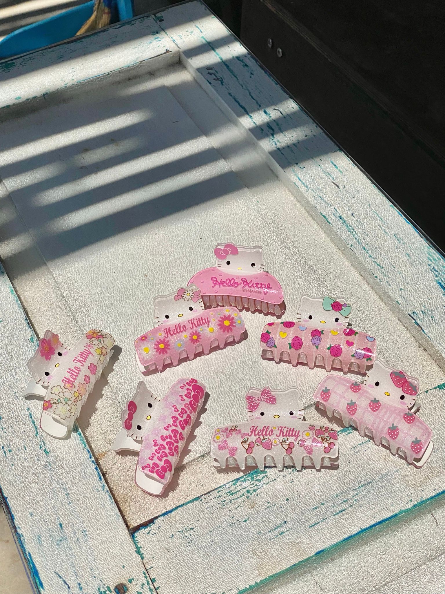 Kẹp Tóc Hello Kitty Hồng