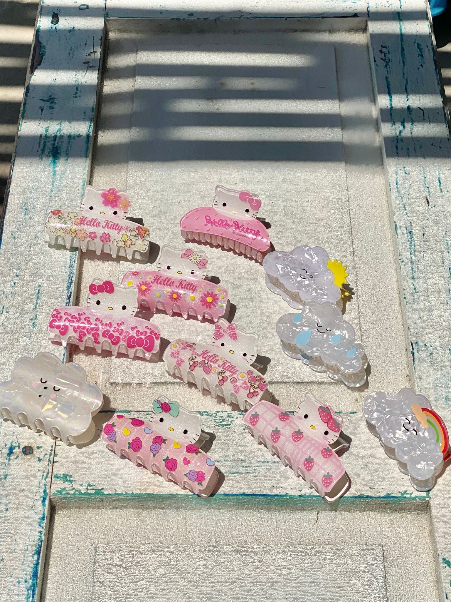 Kẹp Tóc Hello Kitty Hồng