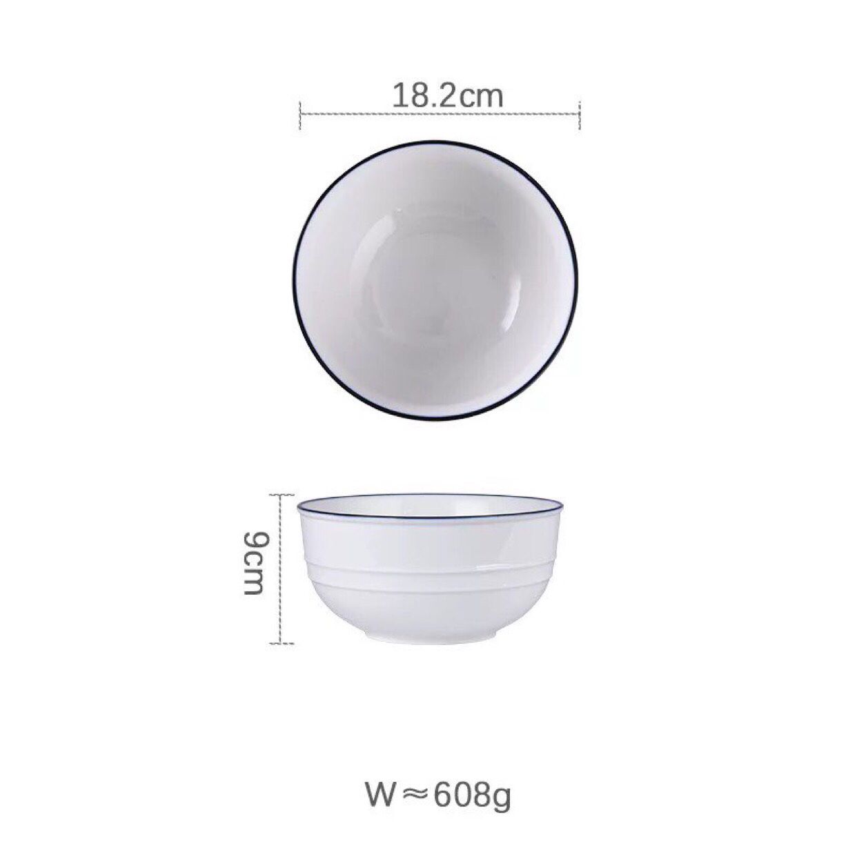 Bát Sứ Viền Xanh
