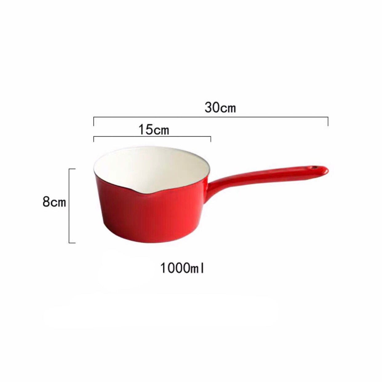 Nồi Tráng Men 1000ml (không nắp)