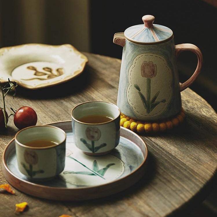 Set Trà Gốm Tulip