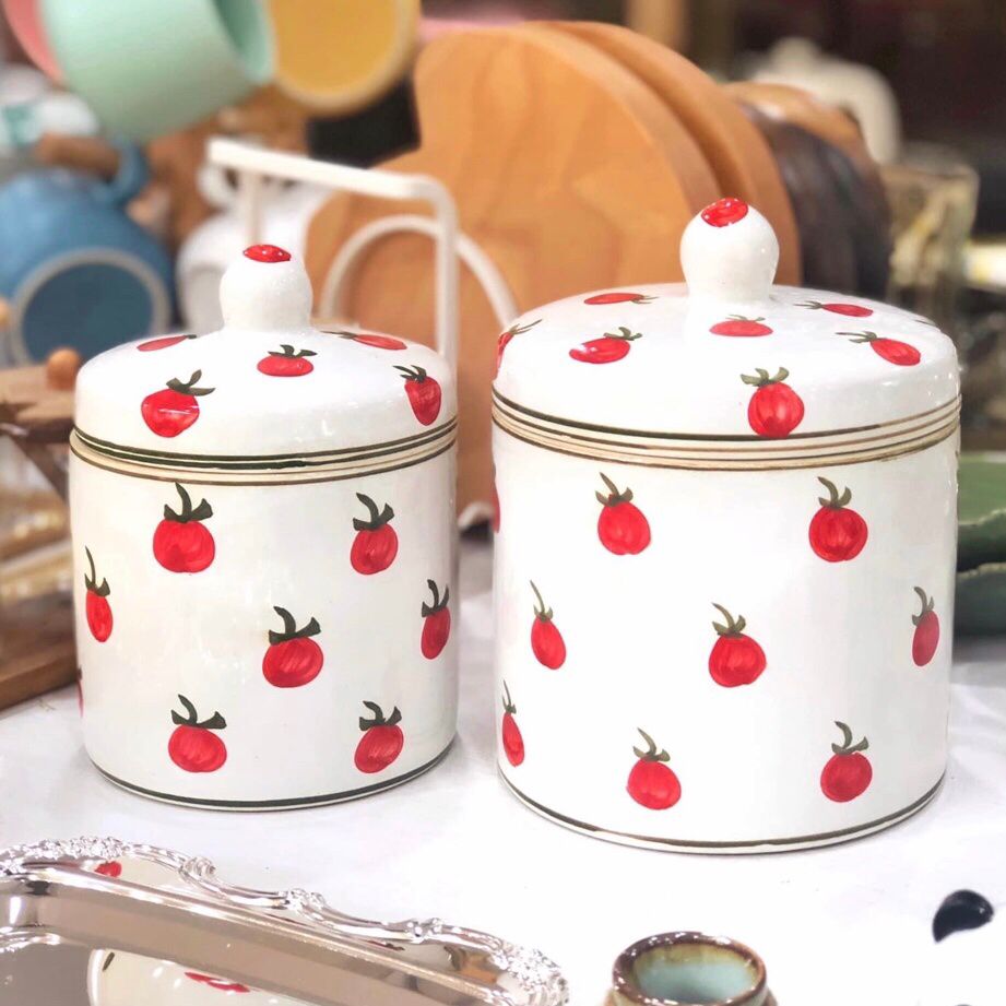 Hũ gốm Cà Chua