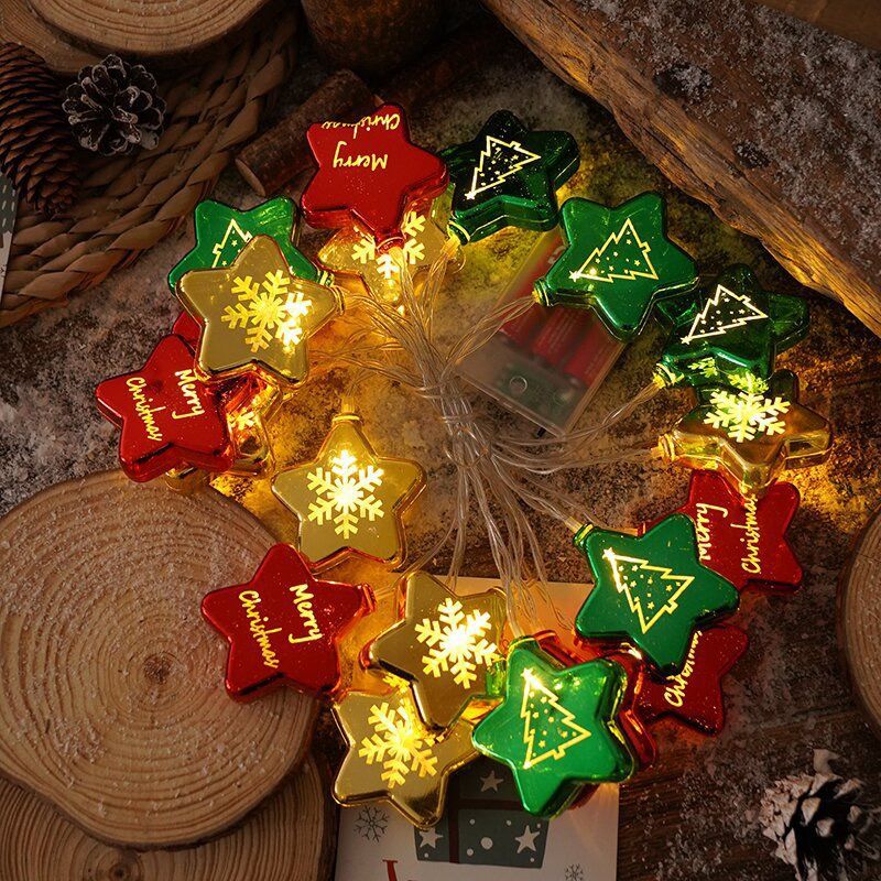Dây Đèn Christmas Bóng, Quà, Ngôi Sao
