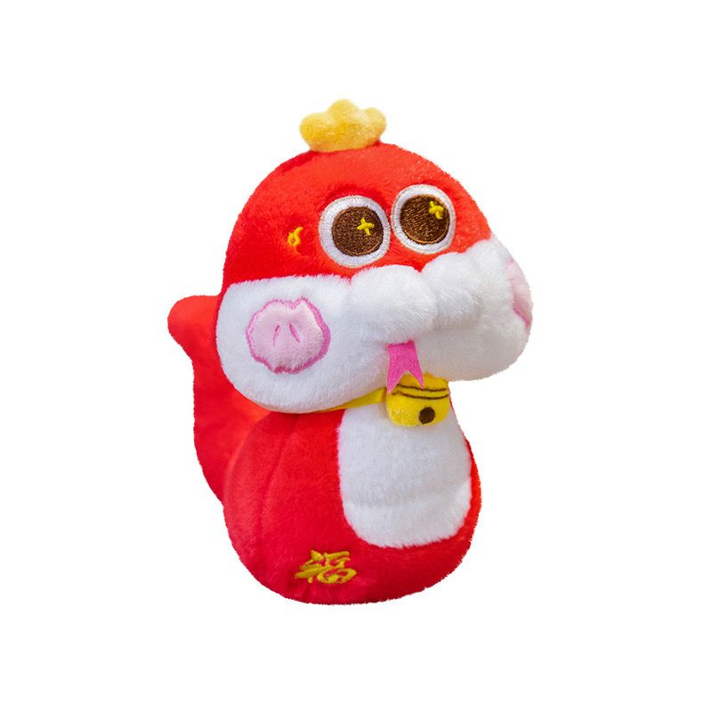 Rắn Bông May Mắn Màu Đỏ