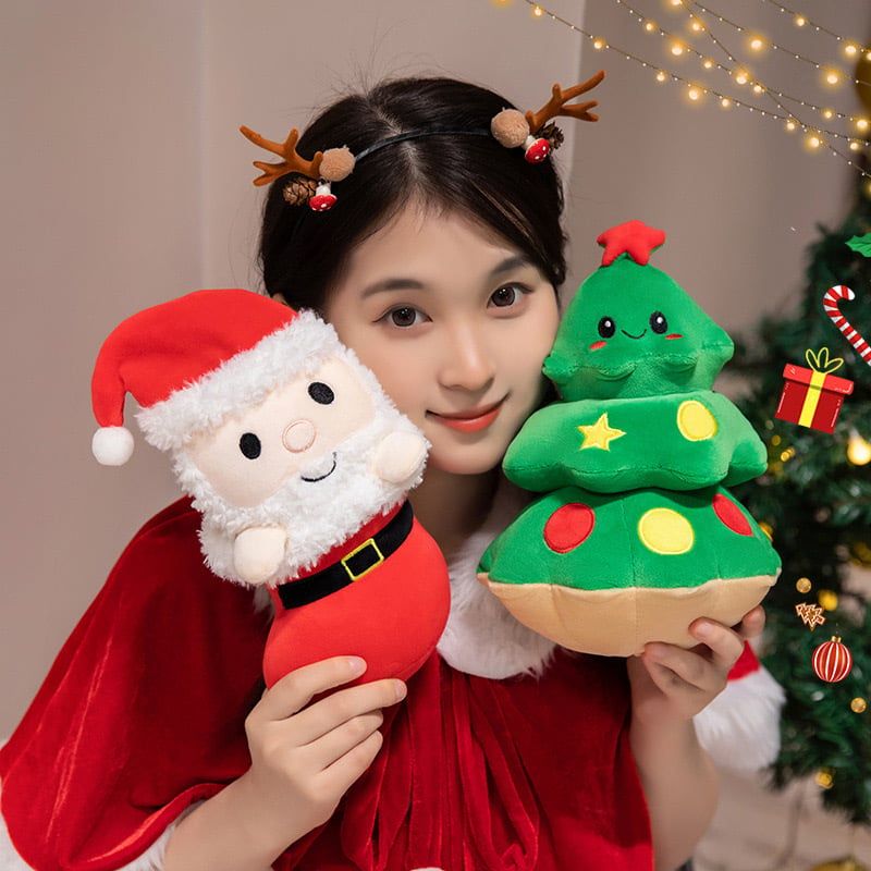 Gối Bông Cây Thông Ngôi Sao Năm Cánh