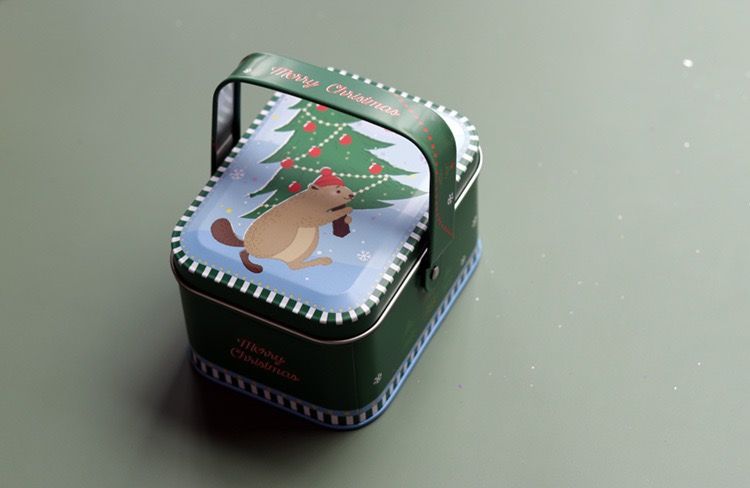 Hộp Thiếc Christmas