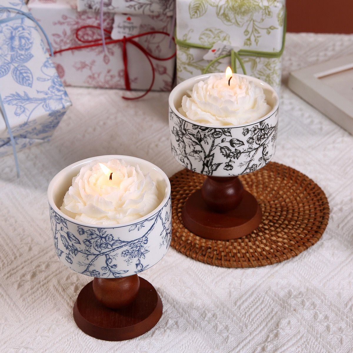 Nến Thơm Retro Flowers