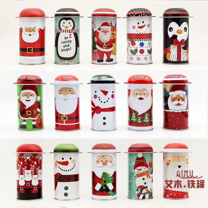 Hộp Thiếc Mũ Giáng Sinh