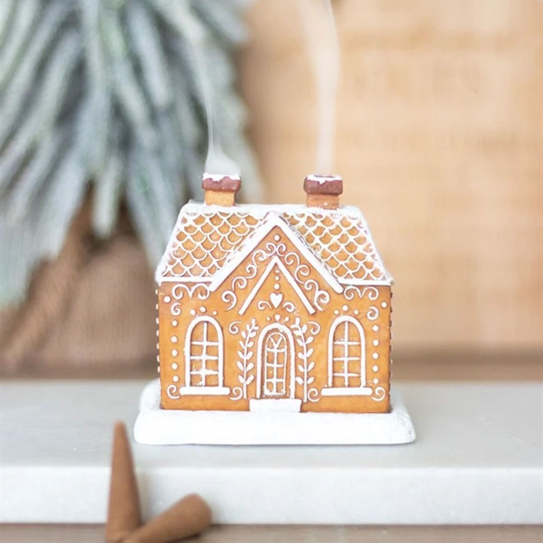 Festive Incense Cone Burner