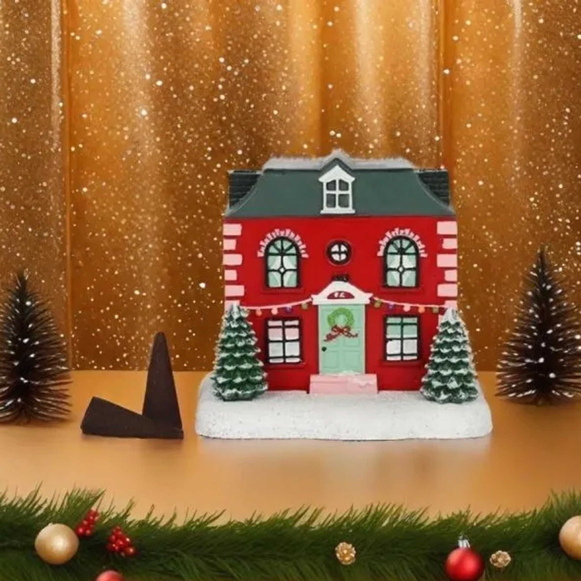 Festive Incense Cone Burner