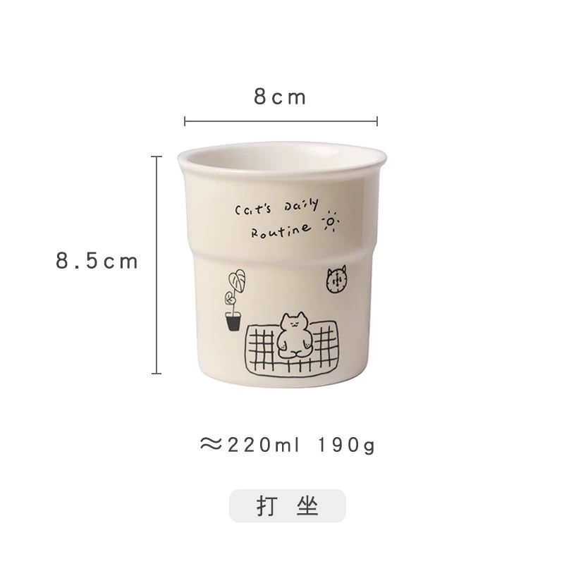 Cốc Mèo Trắng