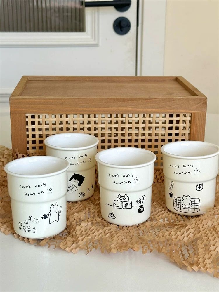Cốc Mèo Trắng