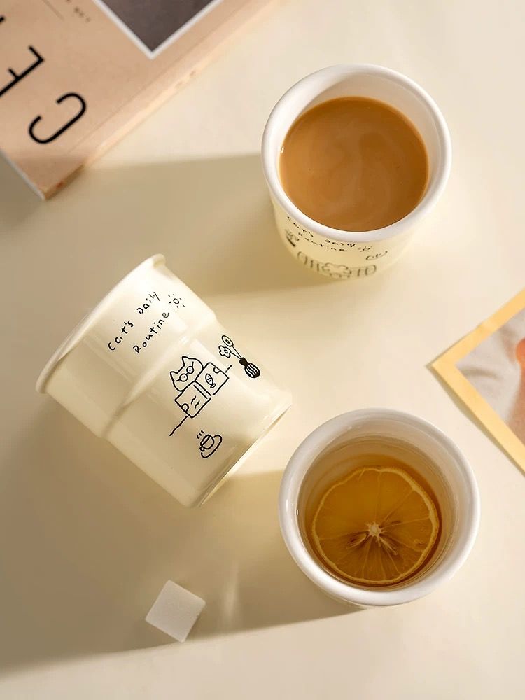Cốc Mèo Trắng
