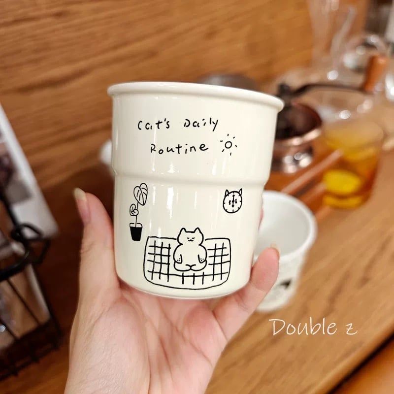 Cốc Mèo Trắng