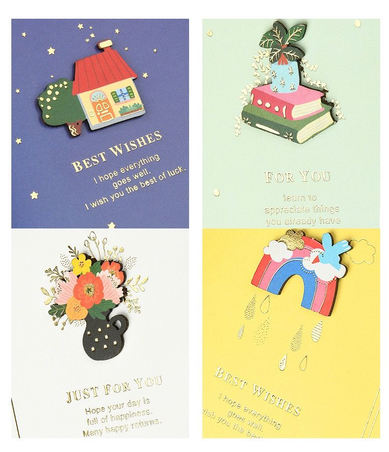 Thiệp Charm Nổi