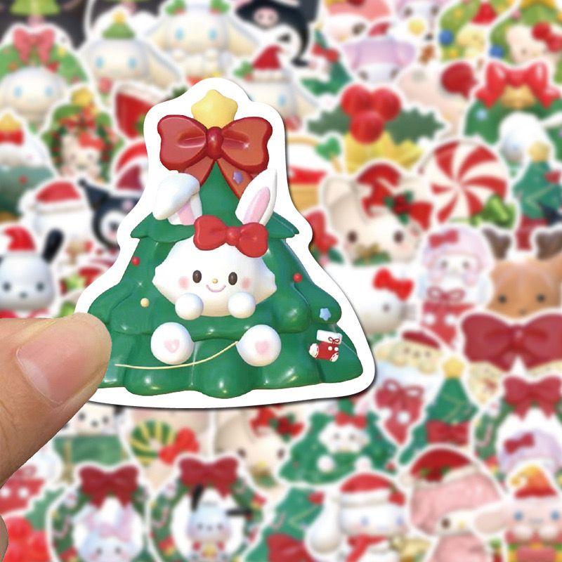 62 Stickers Giáng Sinh Sanrio