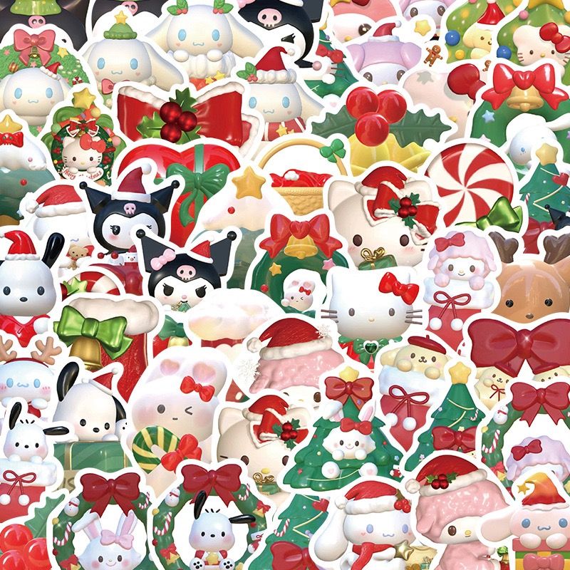 62 Stickers Giáng Sinh Sanrio