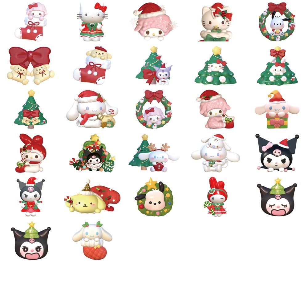 62 Stickers Giáng Sinh Sanrio