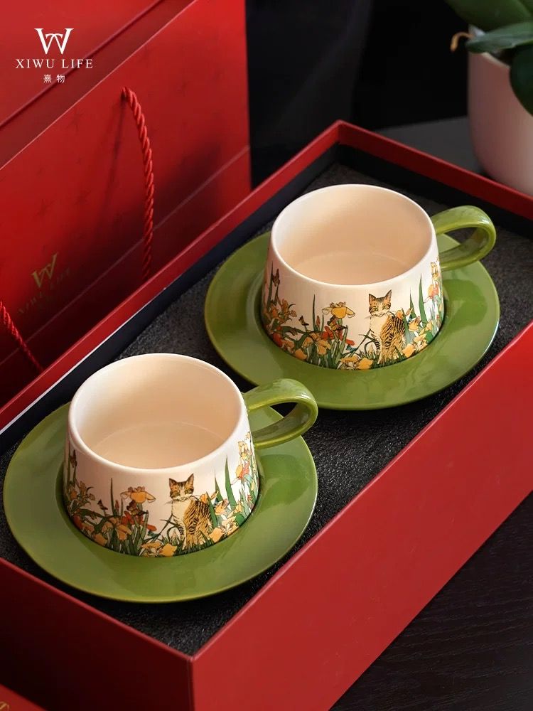 Set Tách Vẽ Tay Cat Story