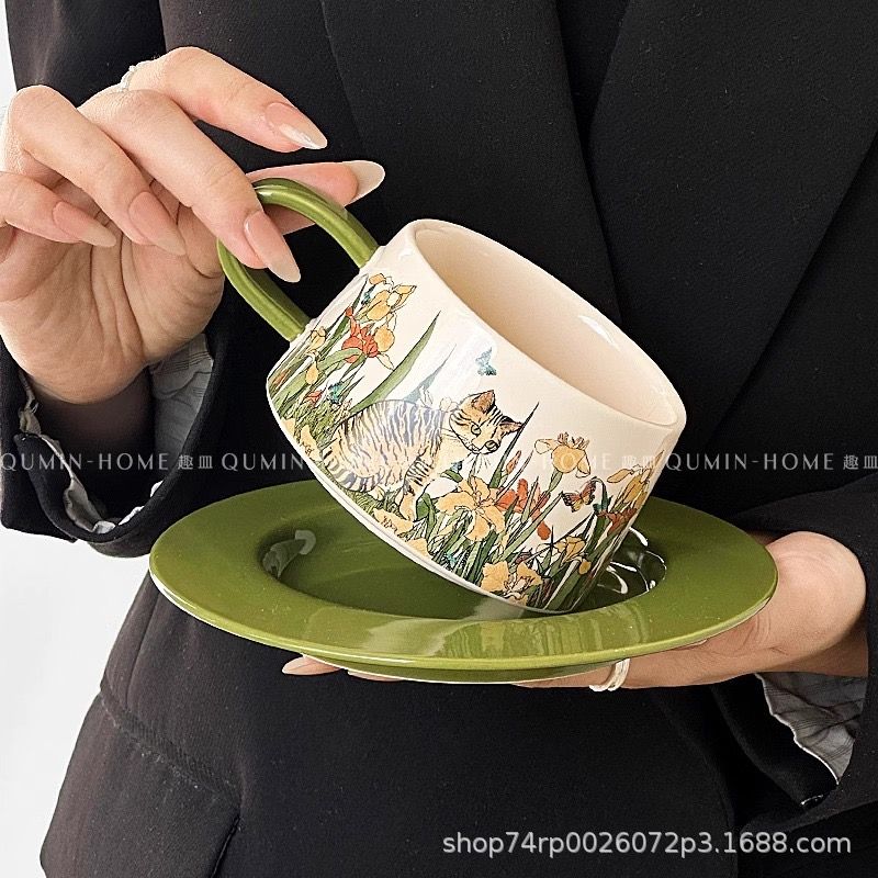Set Tách Vẽ Tay Cat Story
