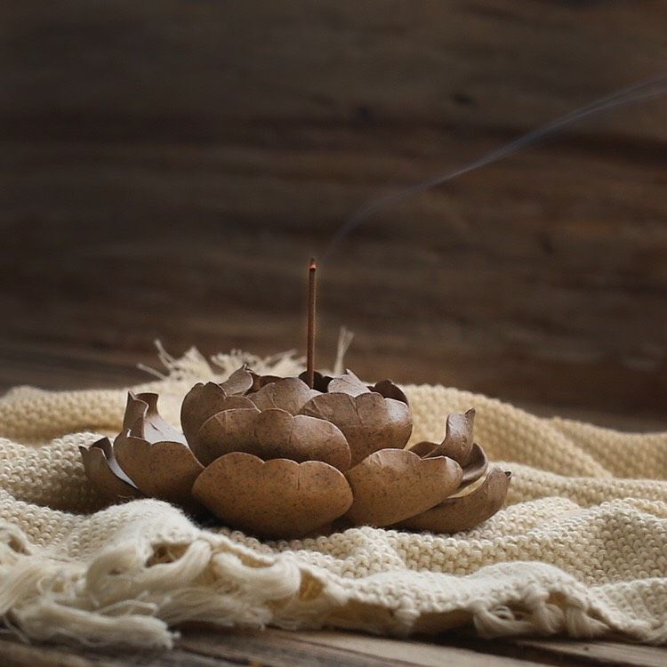 Mẫu đơn đốt hương trầm