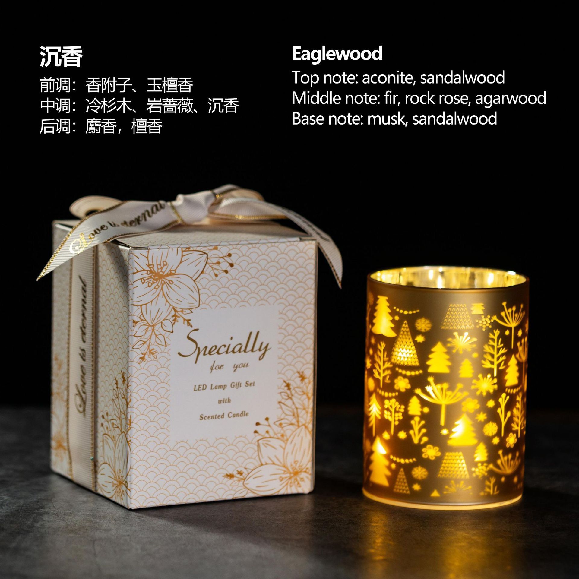 Nến Thơm Đèn LED Xmas