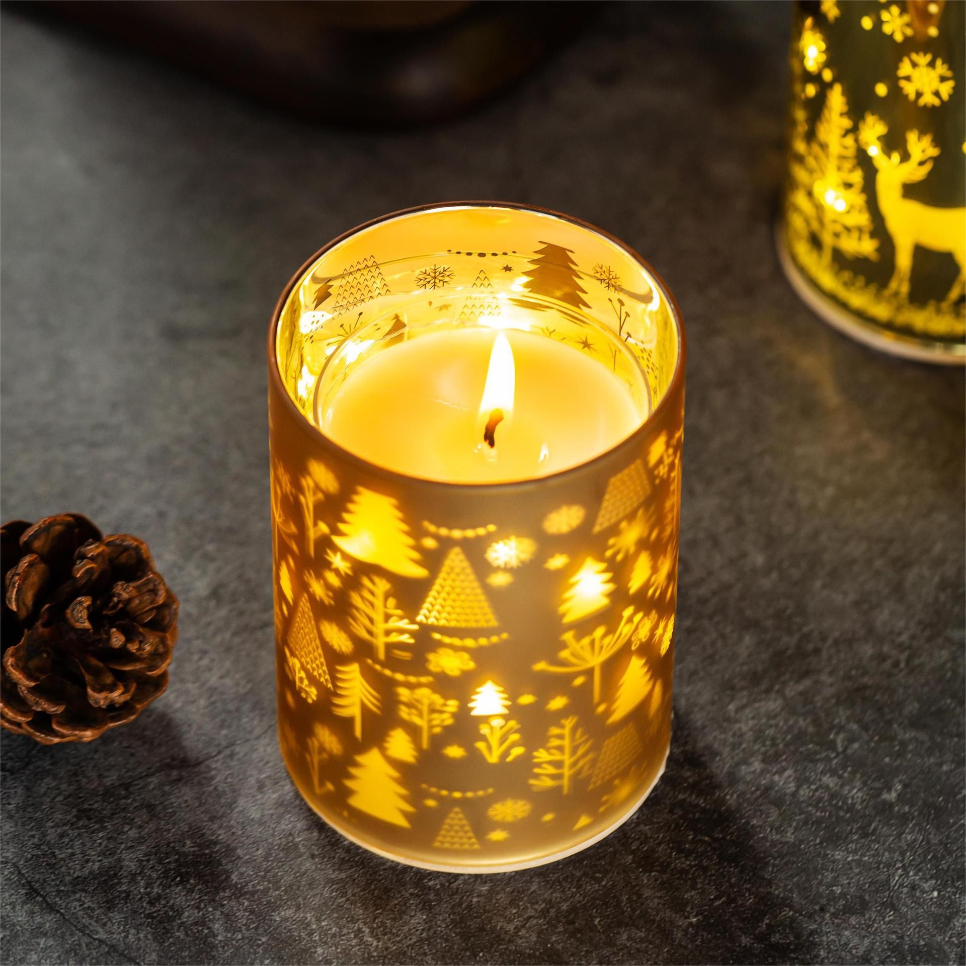 Nến Thơm Đèn LED Xmas