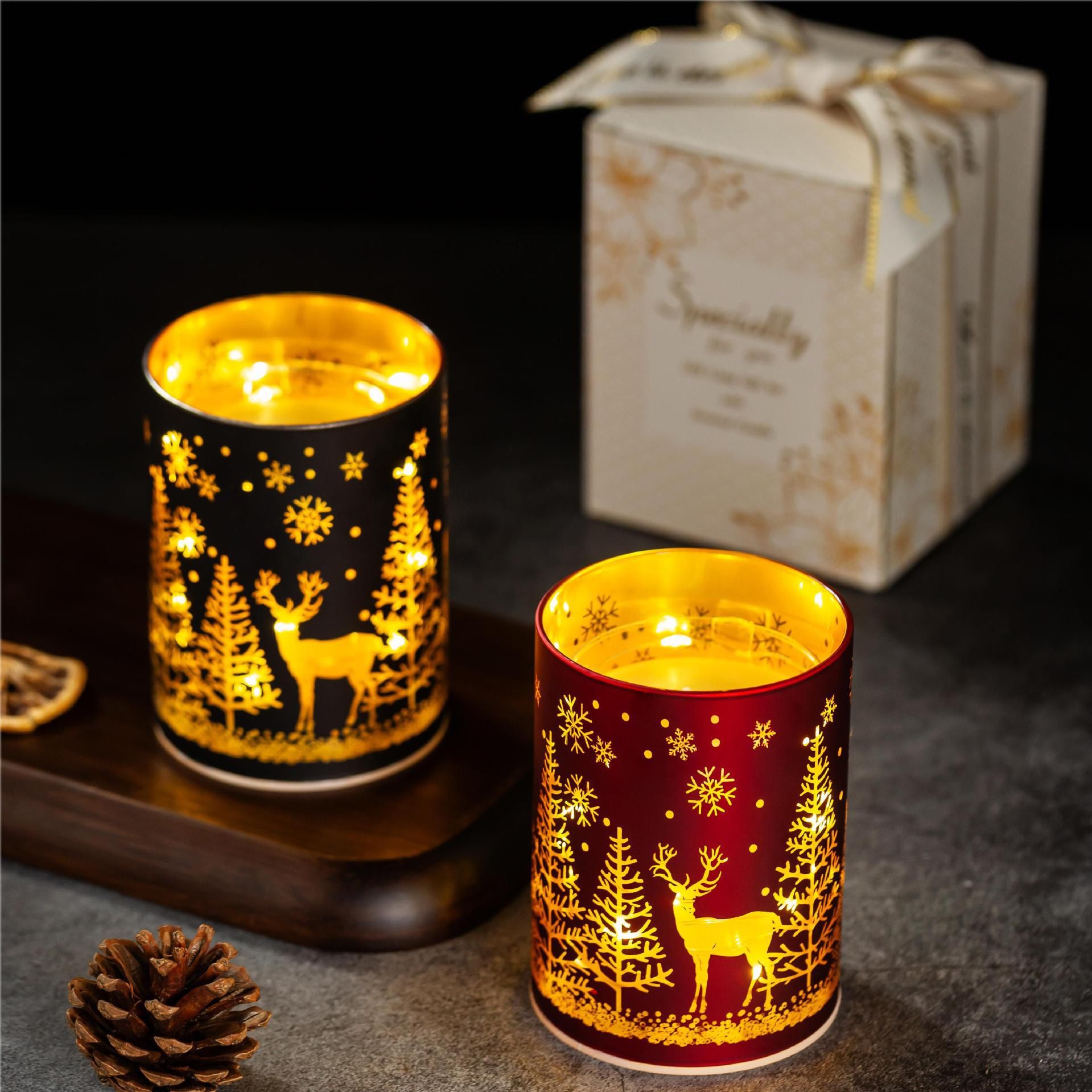 Nến Thơm Đèn LED Xmas