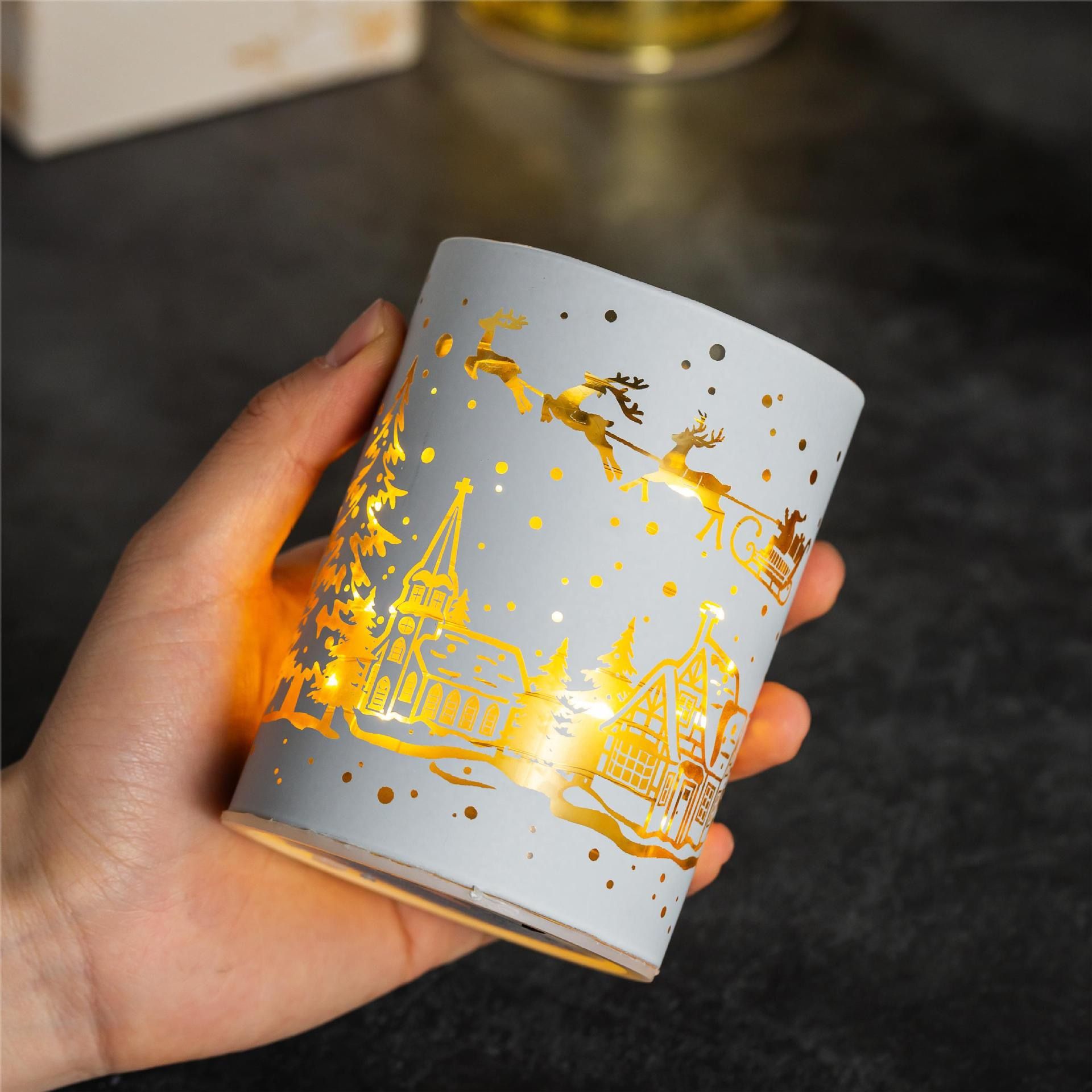 Nến Thơm Đèn LED Xmas