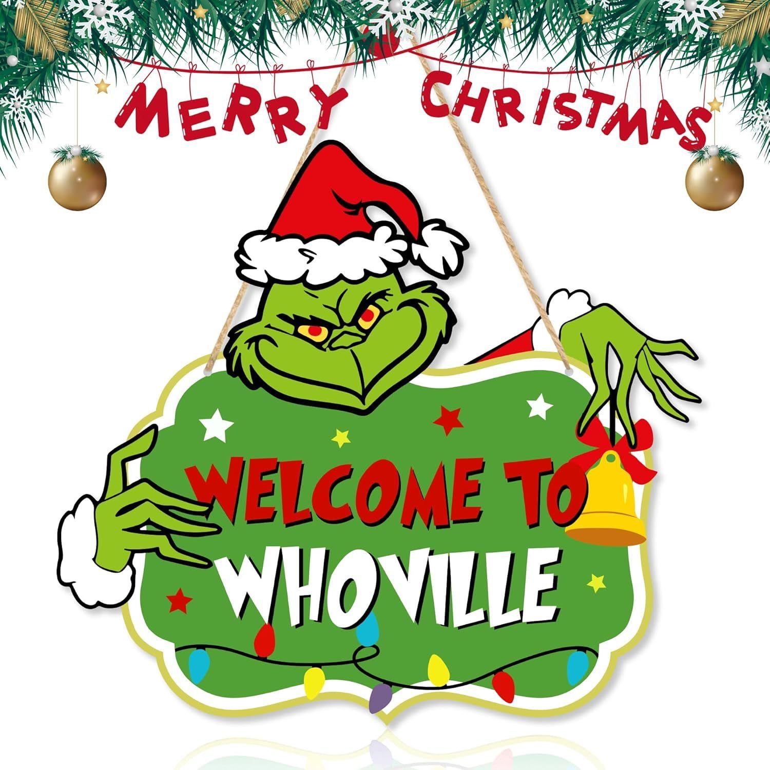 Treo Trang Trí Giáng Sinh Grinch