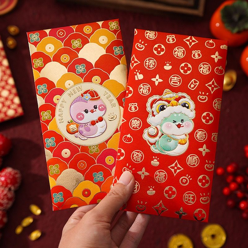 Set 6 Phong Bao Lì Xì Đỏ