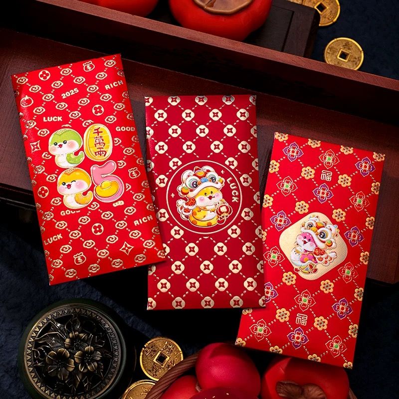 Set 6 Phong Bao Lì Xì Đỏ
