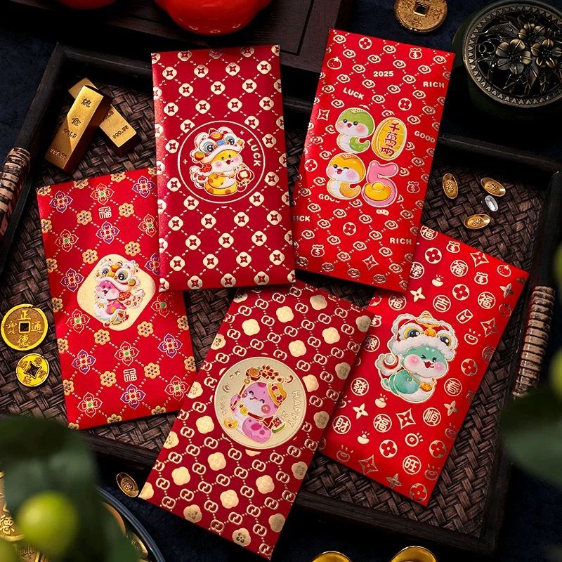 Set 6 Phong Bao Lì Xì Đỏ