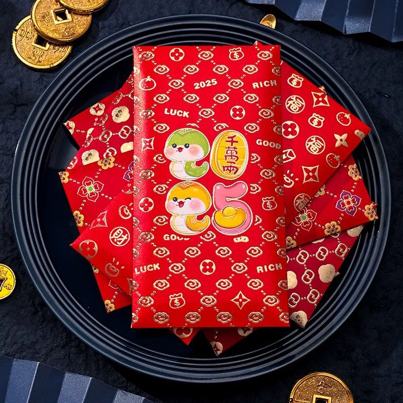 Set 6 Phong Bao Lì Xì Đỏ