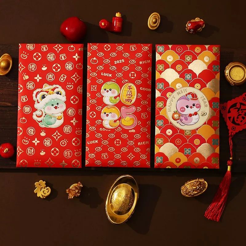 Set 6 Phong Bao Lì Xì Đỏ