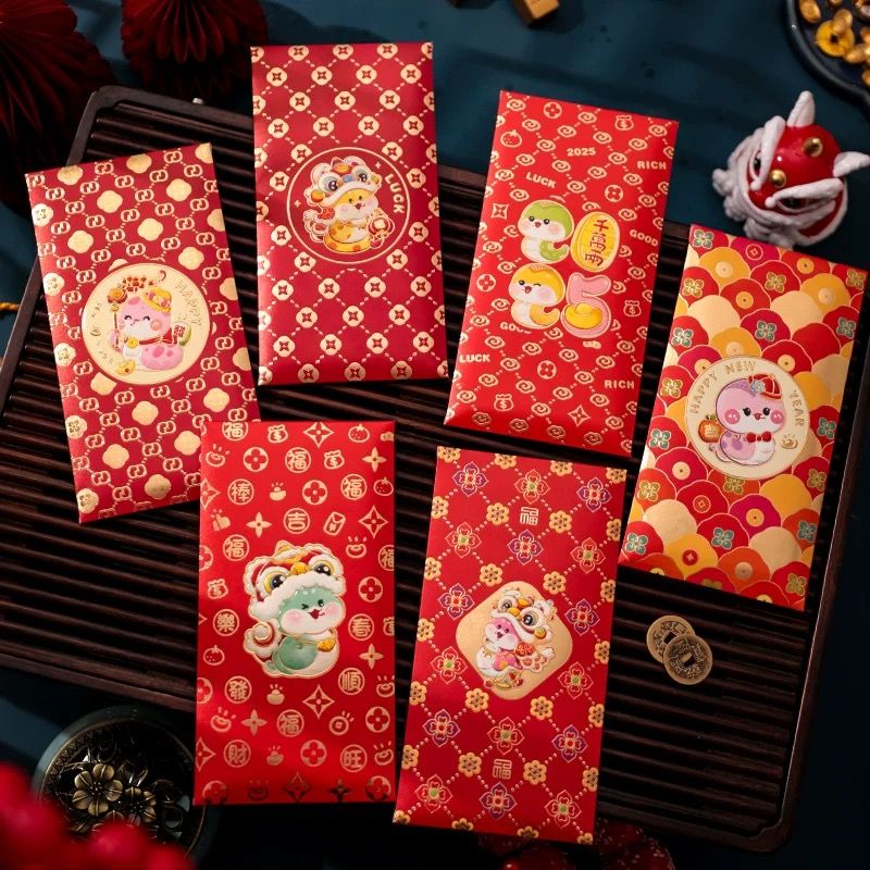 Set 6 Phong Bao Lì Xì Đỏ