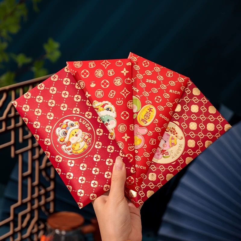 Set 6 Phong Bao Lì Xì Đỏ