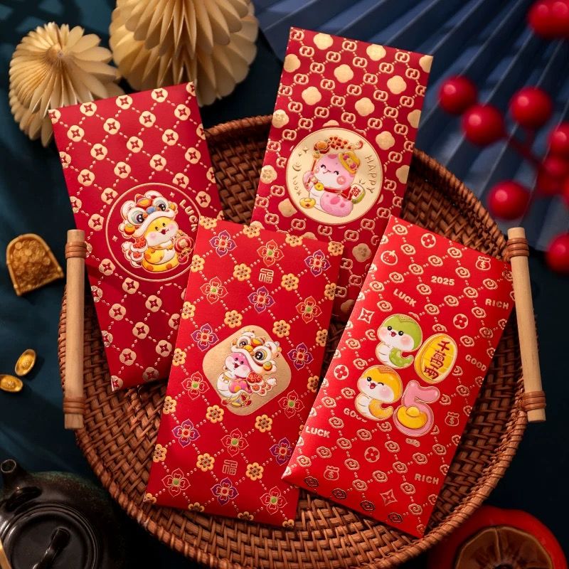 Set 6 Phong Bao Lì Xì Đỏ