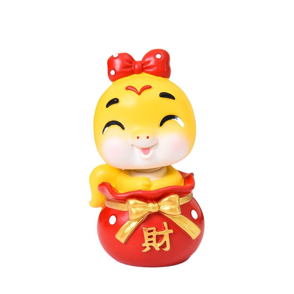 Tượng Rắn Vàng - Linh Vật May Mắn