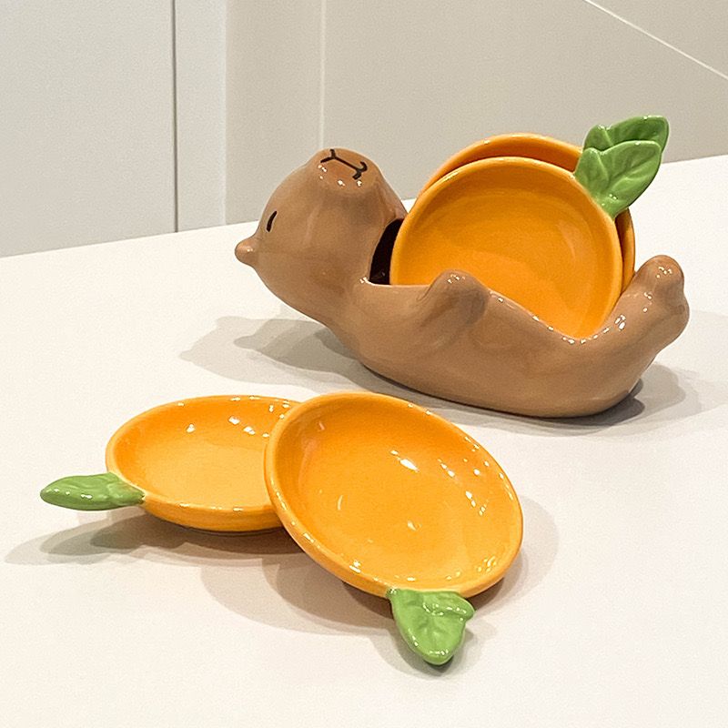 Bộ Đĩa Gia Vị Capybara