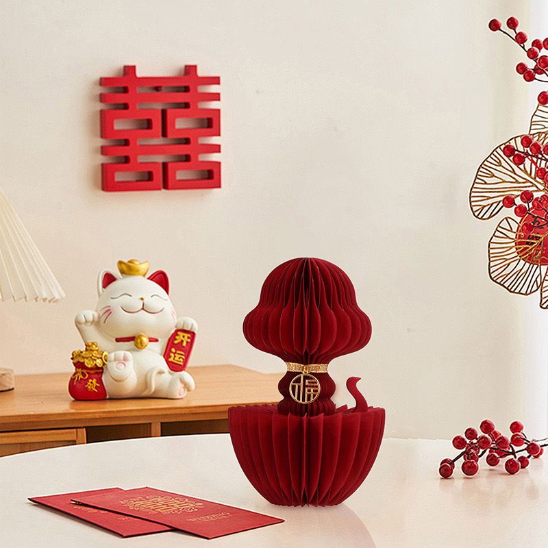 Rắn Xếp Giấy Đỏ