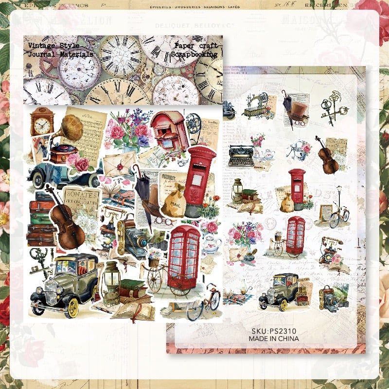 Sticker Vintage Style XMAS
