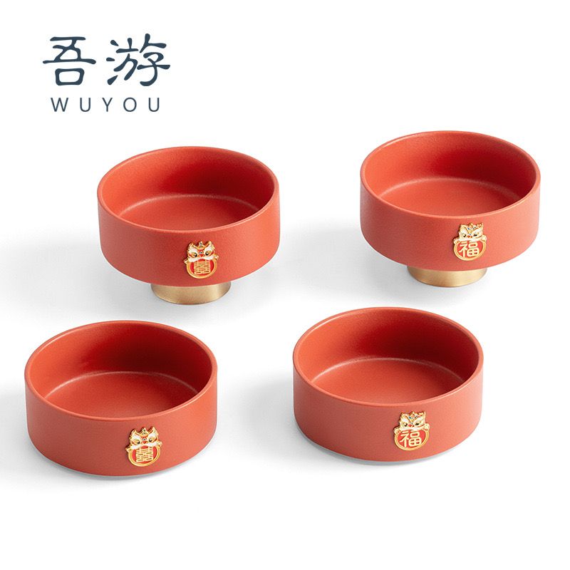 Đĩa Men Đỏ Đế Cao