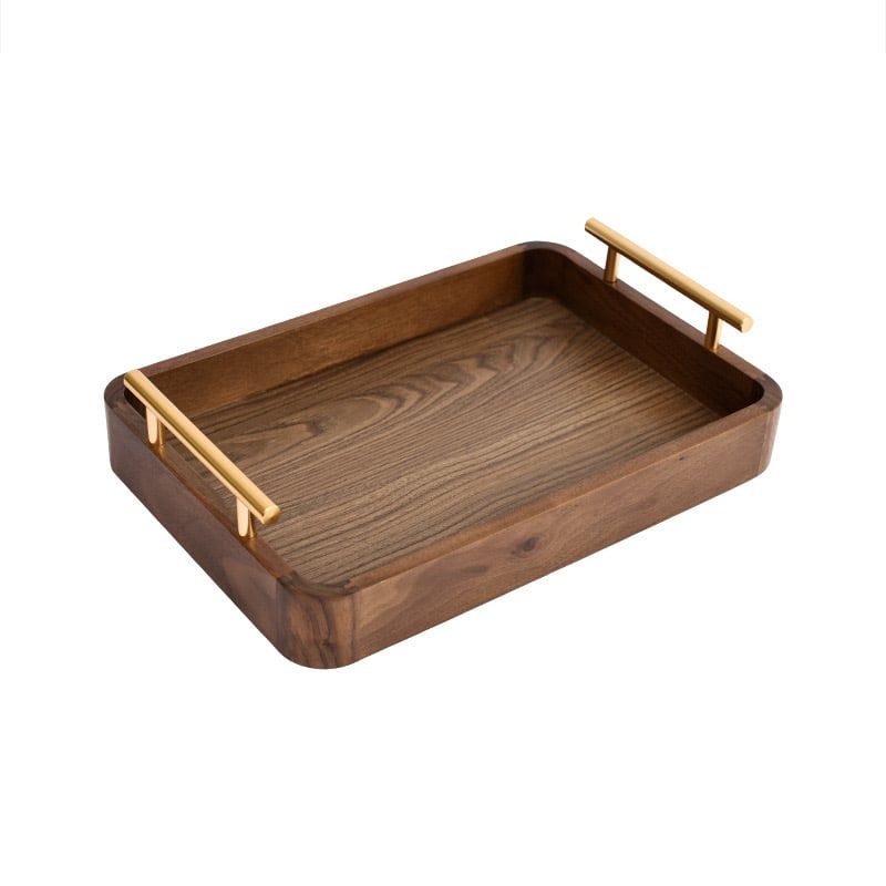 Khay Mứt 6 Hũ Thuỷ Tinh Viền Gold