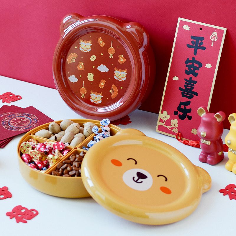 Khay Mứt Tết Gấu