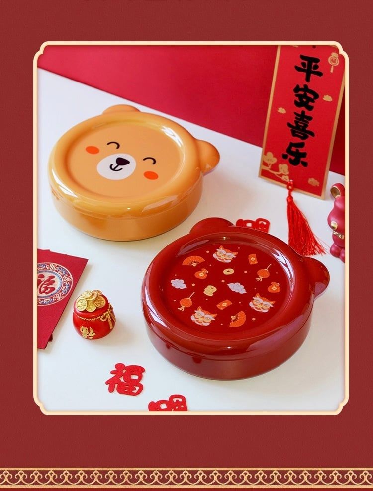 Khay Mứt Tết Gấu