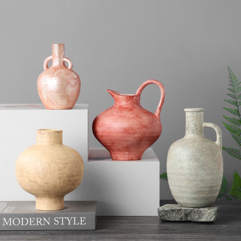 Bình Hoa Gốm Sứ Wabi-sabi Bắc Âu