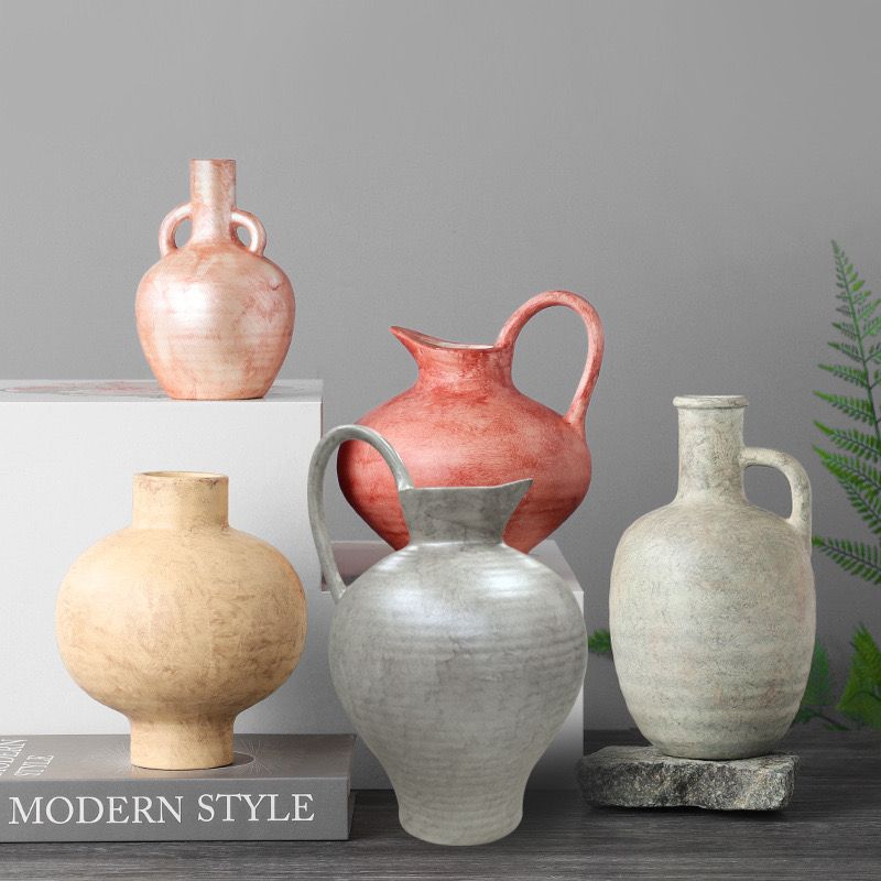Bình Hoa Gốm Sứ Wabi-sabi Bắc Âu