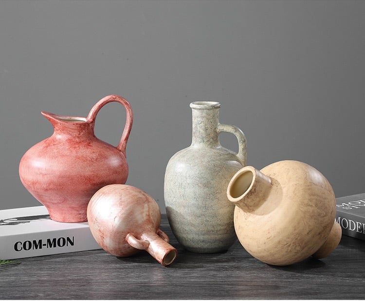 Bình Hoa Gốm Sứ Wabi-sabi Bắc Âu