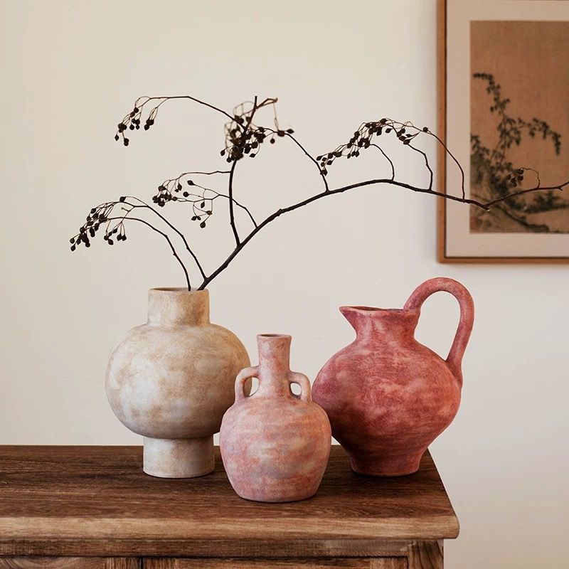 Bình Hoa Gốm Sứ Wabi-sabi Bắc Âu